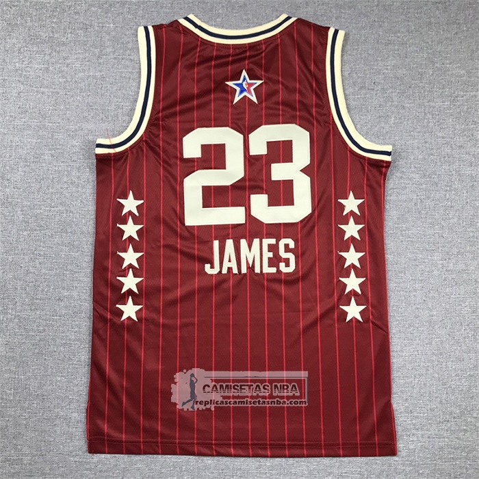 Camiseta Nino All Star 2024 Los Angeles Lakers LeBron James NO 23 Rojo
